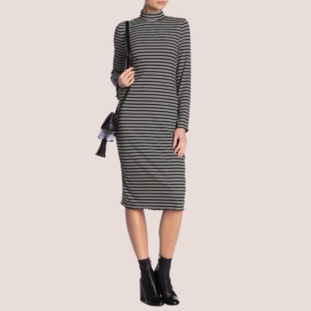 Striped Midi Dress - Size S/M
